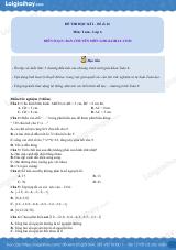 Đề thi học kì 1 Toán 6 - Đề số 14